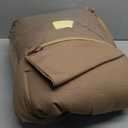 ROSGONIA Queen Comforter Set Dark Khaki Brown, 3pcs Bedding Comforter Sets(1 Comforter & 2 Pillowcases) All Season Lightweight Bedspread Blanket Quilt