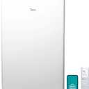 Midea Duo 14,000 BTU(12,000 BTU SACC) High Efficiency Inverter, Quiet Portable Air Conditioner, Cools up to 550 Sq.Ft., Works with Alexa/Google Assistant, Includes Remote Control&Window Kit (White)