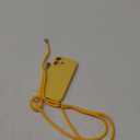 Blaspins Crossbody Lanyard Strap Case for iPhone 16, Hands-Free Neck Cross Body Wrist, Adjustable Rope Removable, Drop Protection Shockproof Silicone Case 6.1 inch, 160 cm Strap, iP16 -Yellow