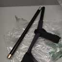 Crutches for Adults, Crutches for Walking, Have Adjustable Forearm Crutch Pads, Folding Forearm Crutches, with Four Corner Base Prevent Slipping , Suitable for Old People, Lame People (Black)