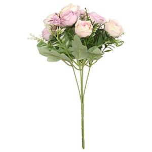 QZQHNYJ Artificial Rose Flower Bouquet,Plastic Roses Flowers,Bridal Flower Plant for Wedding Baby Shower Home Office Party Wedding Blue