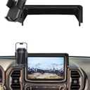 PZK Car Phone Holder for Ford Bronco Sport 2021 2022 2023 2024 Big Bend/Heritage/Outer Banks/Badlands Accessories 8-Inch Screen Fixed Clip Auto Lock Car Phone Mount 360 Rotation Fit for 4-7'' Phones