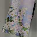 Case for Fire HD 10 Tablet (9th/7th/5th Generation, 2019/2017/2015 Release), PU Leather Folio Stand Cover Case for Fire HD 10 9th Generation/7th Generation, Auto Sleep Wake - White Flowers