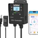 Briidea Wi-Fi CO2 Controller for Grow Tent, Two-Plug System for CO2 Regulatos and Inline Exhaust Fans, Smart Environmental WiFi-Controller to Adjusts CO2 for Grow Tents, Grow Rooms, Greenhouses