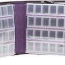 Craft Mates Bead Organizer, Locking Compartments, Clear Plastic Storage Containers for Buttons, Pins, Jewelry, Diamond Art and Craft Supplies, Large Portable Organizer for Crafters and Teachers