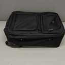 U.S. Traveler Rio Lightweight Softside Rolling Carry-on Suitcase, 2-Wheel Set, Black