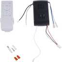 Replacement of 30W Wide Voltage DC Ceiling Fan Remote Control kit with 6-Speed Timing Function, Not Applicable to Ofantop Fans Black and White Version