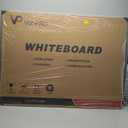 VIZ-PRO Magnetic Whiteboard/Dry Erase Board, 48 X 36 Inches, Silver Aluminium Frame