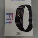 Fitness Tracker with Step Counter/Calories/Stopwatch, Activity Tracker, Health Tracker with Heart Rate Monitor, Sleep Tracker,1.10''AMOLED Touch Color Screen, Pedometer Watch for Women Men