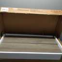 Maupvit Shoe Cabinet with 2 Flip Drawers, Freestanding Shoe Cabinet Organizer with Metal Legs, Shoes Storage Cabinet for Entryway, Narrow Shoe Rack Cabinet, Washed Gray