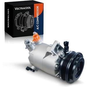 CV6Z19703E Air conditioner A/C Compressor for Ford Escape L4 2.0L Turbocharged 2013-2016, for Lincoln MKC L4 2.0L 2015-2016, MKC L4 2.3L 2015-2016 Replacement # 140936 198360 2020842 CO29123C