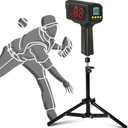 Baseball Radar Gun - Accurate Speed Sensors Baseball Speed Training Equipment with LED+LCD Dual Display,Handheld or Hand Free Speed Radar Gun for All Baseball Players| with Tripod