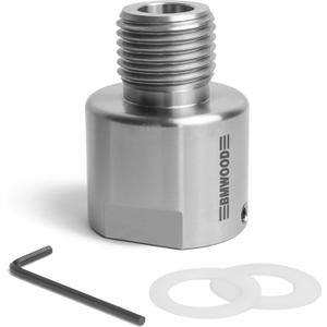 1x8"TPI Female to 1-1/4"x8TPI Male Thread Adaptor, For wood lathe with 1x8"TPI spindle thread, Woodworking Lathe Headstock Spindle Adaptor with Two Nylon Washers.