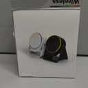 Wireless Induction Speaker, Phone Stand with Bluetooth Speaker Amplifier, Stereo Sound, RGB Ambient Light, 360° Adjustable Phone Holder Compatible with iPhone/iPad/Android/Samsung Galaxy-Black