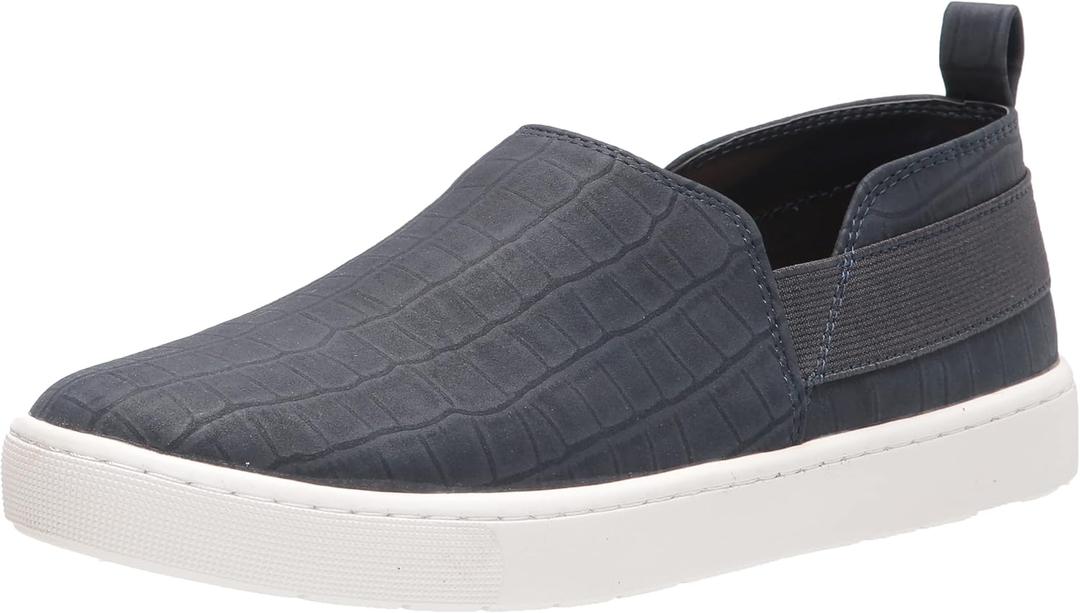 Bella Vita Women's Kiona Athleisure Sneaker (6 Narrow, Navy Croco)