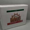 Kurt Adler 14.17-Inch Wooden Battery Operated Light-Up Musical Santa Christmas Village