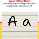 School Smart Zaner-Bloser Writing Paper, Handwriting Practice Lined Paper, Grade K Learning, 1-1/8 Inch Rule, 10-1/2 x 8 Inches, 500 Sheets