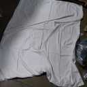  Bedding Duvet Cover Full Size - 3 Piece with Zipper Closure - 1 Comforter Cover 80X90 Inches & 2 Pillow Shams 20X26 Inches (White) Comforter Not Included