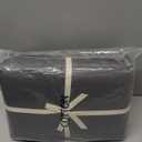 SONORO KATE 100% Egyptian Cotton Sheets Set, Extra Deep Pocket up to 18"-24", 1000 High Thread Count, Soft & Breathable 5-Star Hotel Sateen Bed Sheets - 4 PC (Dark Grey, King)