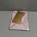 FYSUIMU 32 Pack Baby Shower Thank You Card Floral Pink Clothes Gold Foil Greeting Card Pink Wildflower Blank Note Cards with Envelope Sticker for Spring Party Supplies, 4 x 6 Inch