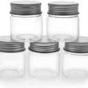 Juvale Mini Glass Jars with Lids, Small Mason Jars for DIY Crafts, Spices, Jams, Jellies - 1.7 oz - 5 Pack