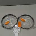 Pancake Ring for Griddle,2 Packs 6 Inch Omelette Ring for Griddle,6" Non-stick Stainless Steel Pancake Egg Ring Omelet Mold Pancake Maker Cake Creps with Silicone Handle