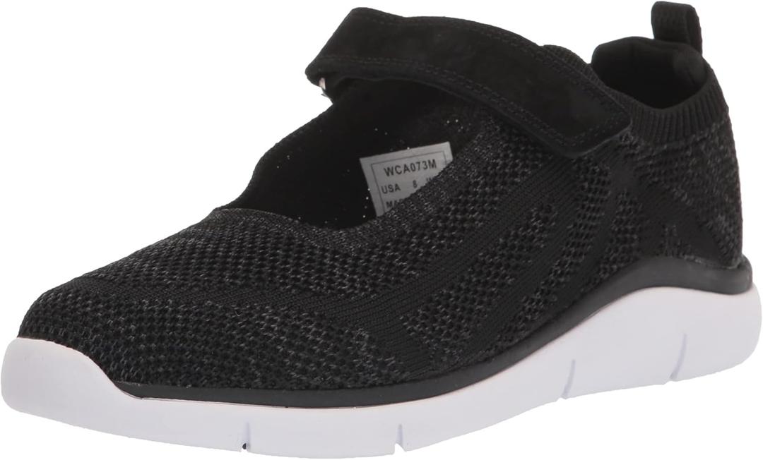 Propét Men's Savannah Sneaker, Black, 9.5 Wide US