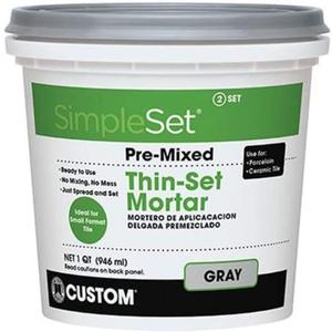 SimpleSet Pre-Mixed Thin-Set Mortar 1 QT
