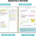 2 x Monthly Planner 2025-2027, 2 Year Months Planner Calendar 2025-2027, July 2025 - June 2027, 7" x 10", 25-27 Monthly Calendar Planner, 24 Months, Perfect for School Office Home Planning - Black