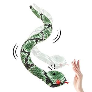Smart Sensing Snake Toy,Interactive Toys Snake for Kids, Kitten Toys,Cats&Dogs&Pet USB Rechargeable Electric Simulation Slithering Serpent Realistic Snake Prank Prop for Halloween
