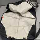 Car Seat Protector 1 Pack Car Seat Cushion Mat Thickest Padding,Waterproof 600D Fabric Car Seat Covers for Non-Slip Backing Mesh Pockets for Baby and Pet (Beige, 1 Pc)