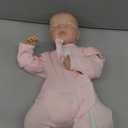 WOOROY Realistic Reborn Baby Dolls - 18 Inch Lifelike Newborn Baby Dolls Girl Real Life Soft Body Baby Doll Gift Toy with Feeding Accessories for Kids Age 3+