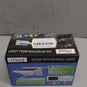 iThird Solar Motion Sensor Light Outdoor, LED Solar Powered Outdoor Lights Solar Security Lights Stainless Steel for Yard Patio Garage Waterproof Motion Detector Flood Light Super Bright(Warm White)