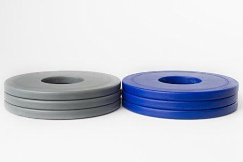 Premium Washer Toss Replacement Set - Durable Washer Replacements for Yard & Tailgate Games (Blue/Gray)