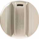 GE WB03X29392 Range Surface Burner Knob (Stainless Steel)