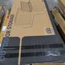 260 Gallon Metal Outdoor Deck Box Waterproof, Black K1163P306623