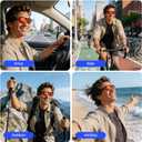Al Smart Glasses for Men Women, Bluetooth Translation Glasses with 164+ Languages, UV400 Sunglasses, Bluetooth 5.4 Glasses w/Music & Hands-Free Calling, for Outdoor Sports & Travel