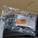 Suptek Monitor Mount Gas Spring Monitor Arm Desk Mount Fully Adjustable Fits 17-35 inch Monitors Weight Capacity up to 24.25 lbs, Black+Purple