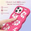 CASBST for iPhone 13 Pro Max Phone Case, Curly Wavy Frame with Cute Pattern