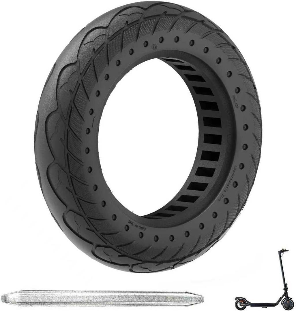 102.125 Electric Scooter Replacement Tires,10 Inch Solid Rubber Tires,10x2.125 Solid Electric Scooter Tire for Hiboy S2 Pro Gotrax G4/ Xr /V2 Ninebot F25 /F651PCS
