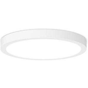 LED Flush Mount Ceiling Light Fixture, 100W Equivalent Modern Kitchen Recessed Ceiling Lamp 5000K Daylight White 15W 1200Lm 7 Inch Closet Round Surface Mount for Bathroom Laundry Bedroom Hallway