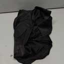 Womens Tie Front Satin Silk Blouse Sexy Deep V Neck Long Sleeve Open Front Club Tops Y2k Going Out Shirts Black, XXL