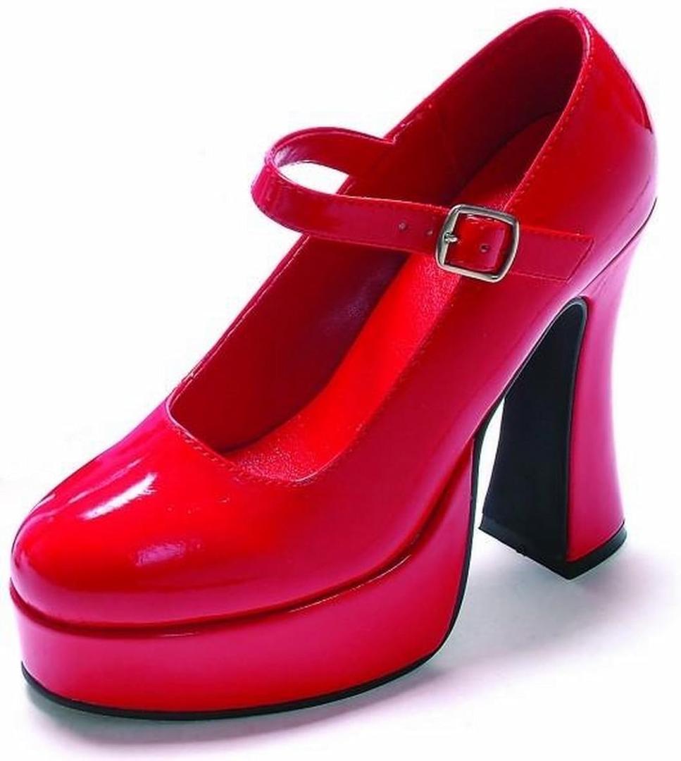 Ellie Shoes Women's 557-Eden Platform Sandal, Red, 6 M US