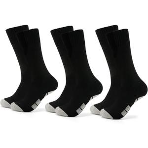 Dirk Soccer Socks for Men Women Anti-Slip Athletic Sports Knee High Socks, 2 Pair/White, Medium (Black)