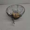 REGAL TRUNK & CO. Large Fruit Basket With Banana Hanger for Kitchen, Rustic French Farmhouse Bowl With Removable Holder Tree, Ideal for Fruits and Vegetables