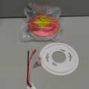 Kidde Smoke and Carbon Monoxide Detector, Hardwired with 10-Year Battery Backup, Voice Alerts, LED Status Lights, Interconnected, 85 dB Alarm, 5 inches, Manufacture Date: Aug 06, 2025, 10-year Life Span