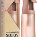 10 OZ Continuous Spray Bottles - Ultra Fine Mist Sprayer | Water Spray Bottle For Hair Stuff, Mister Spray Bottle For Plants Mister | Hair Spray Bottles For Hairstyling, Cleaning, Salons (Terra Cotta)