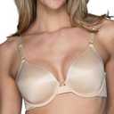 Vanity Fair Women's Full Coverage Beauty Back Smoothing Bra, 4-Way Stretch Fabric, Lightly Lined Cups up to DD 38B