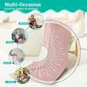 Pink Boho Beach Towel 30x60 Inch, Minimalist Abstract Mid Century Modern Boho Sunshine Oversized Bath Pool Swim Towels Blanket for Bathroom Travel Swimming Camping Picnic Sport