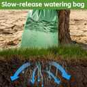 13 Gallon Slow Release Tree Watering Bags Tree Watering Bag with PVC Lining for New Trees and Shrubs Automatic Irrigation reducing Water Waste（4PCS）
